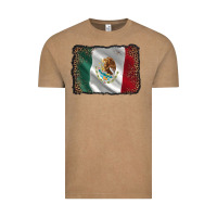 Vintage Coffee mexico flag black glitter leopard Vintage Tee - AdoDesignShop