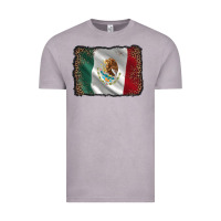 Vintage Zinc mexico flag black glitter leopard Vintage Tee - AdoDesignShop