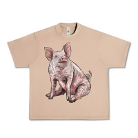 Burro american yorkshire pig Urban Heavy Tee - LillyAllenDesigns