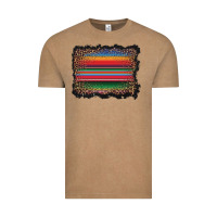 Vintage Coffee serape background Vintage Tee - BarkalooDesign