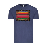 Vintage Denim serape background Vintage Tee - BarkalooDesign