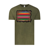 Vintage Olive serape background Vintage Tee - BarkalooDesign