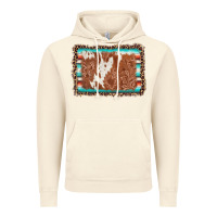 Vintage Artic leopard serape cowhide  leather background Vintage Hoodie - AdoDesignShop