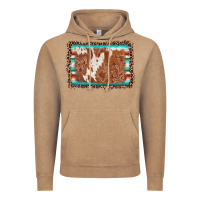 Vintage Coffee leopard serape cowhide  leather background Vintage Hoodie - AdoDesignShop