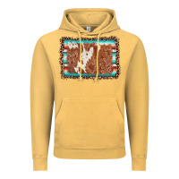 Vintage Mustard leopard serape cowhide  leather background Vintage Hoodie - AdoDesignShop