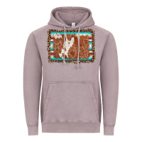 Vintage Zinc leopard serape cowhide  leather background Vintage Hoodie - AdoDesignShop