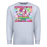Heather Grey Pride Day LGBTQ+ Premium Sweatshirt - NancyCooperArtShop