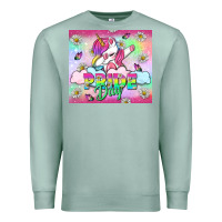 Seafoam Pride Day LGBTQ+ Premium Sweatshirt - NancyCooperArtShop