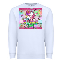 White Pride Day LGBTQ+ Premium Sweatshirt - NancyCooperArtShop