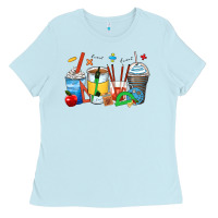 Baby Blue math teacher coffee cups Ladies Tee - Zillion Design Studio