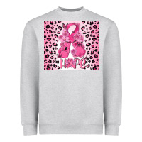 Heather Grey breast cancer with boxing gloves Heavyweight Sweatshirt - MaliasSmallBusiness