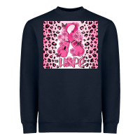 Navy breast cancer with boxing gloves Heavyweight Sweatshirt - MaliasSmallBusiness
