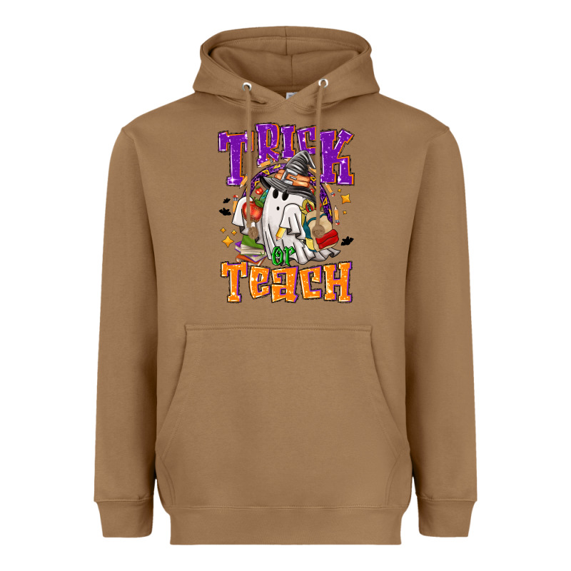 Trick Or Teach Halloween Heavyweight Hoodie by NancyCooperArtShop | Teevron