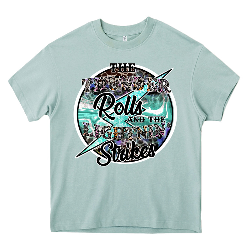 The Thunder Rolls And The Lightnin Strikes Heavy Core Tee by SublimationCraftShop | Teevron