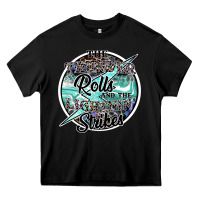 Black the thunder rolls and the lightnin strikes Heavy Core Tee - SublimationCraftShop
