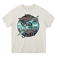 Cream the thunder rolls and the lightnin strikes Heavy Core Tee - SublimationCraftShop