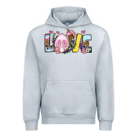 Heather Grey Easter Day Love Easter Urban Hoodie - OliviaCreatesArt