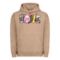 Pigment Burro Easter Day Love Easter Urban Hoodie - OliviaCreatesArt