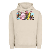 Pigment French Oak Easter Day Love Easter Urban Hoodie - OliviaCreatesArt