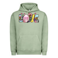 Pigment Oil Green Easter Day Love Easter Urban Hoodie - OliviaCreatesArt