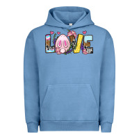 Pigment Pebble Blue Easter Day Love Easter Urban Hoodie - OliviaCreatesArt
