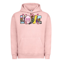 Pigment Salmon Easter Day Love Easter Urban Hoodie - OliviaCreatesArt