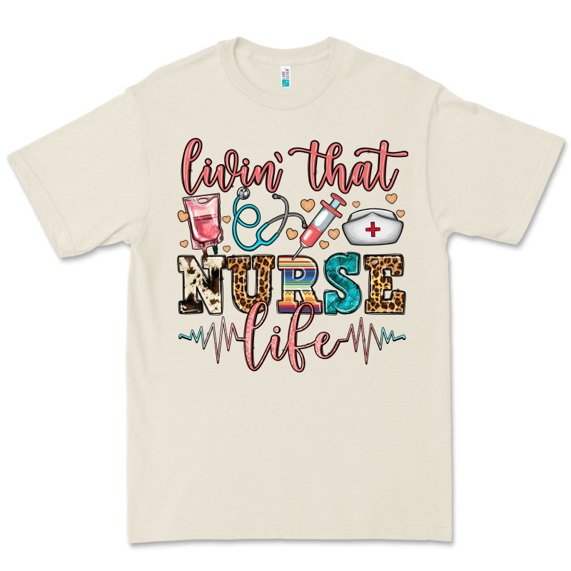 Livin' That Nurse Life Premium Tee by FaDigitalArtStudio | Teevron