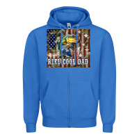 True Royal 4th of July Western Reel Cool Dad Bass Zipper Hoodie - LillyAllenDesigns