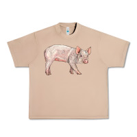 Burro american yorkshire pig  baby Urban Heavy Tee - LillyAllenDesigns