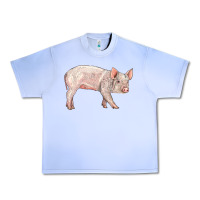 Grape Ice american yorkshire pig  baby Urban Heavy Tee - LillyAllenDesigns
