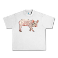 Lunar Rock american yorkshire pig  baby Urban Heavy Tee - LillyAllenDesigns