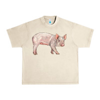 Sandshell american yorkshire pig  baby Urban Heavy Tee - LillyAllenDesigns
