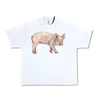 White american yorkshire pig  baby Urban Heavy Tee - LillyAllenDesigns
