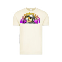 Vintage Arctic doge coin hodl on we're going to the moon retro sunset Vintage Tee - Jasminsmagicworld