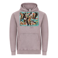 Vintage Zinc indian western background Vintage Hoodie - AdoDesignShop