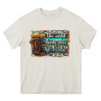Cream the world needs more cowgirls Heavy Core Tee - SublimationCraftShop