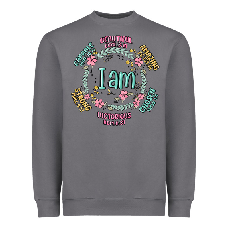 I Am Inspiration Heavyweight Sweatshirt by MaliasSmallBusiness | Teevron