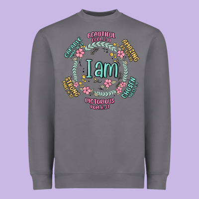I Am Inspiration Heavyweight Sweatshirt Designed By Maliassmallbusiness