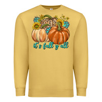 Antique Gold It's Fall Y'all Premium Sweatshirt - texasbilliewilder