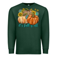 Sports Green It's Fall Y'all Premium Sweatshirt - texasbilliewilder