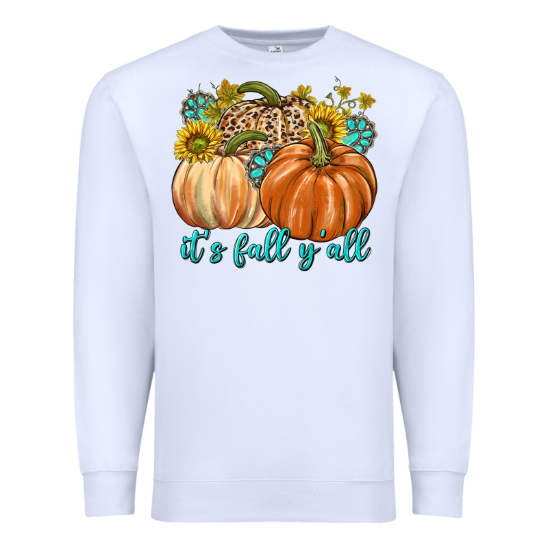 It's Fall Y'all Premium Sweatshirt by texasbilliewilder | Teevron