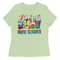 Matcha math teacher coffee cups Ladies Tee - Zillion Design Studio