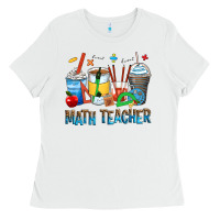 White math teacher coffee cups Ladies Tee - Zillion Design Studio