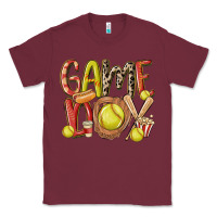 Burgundy game day softball Classic Tee - MaliasSmallBusiness