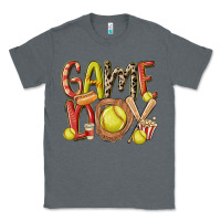 Charcoal Heather game day softball Classic Tee - MaliasSmallBusiness