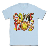 Dusty Blue game day softball Classic Tee - MaliasSmallBusiness