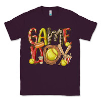 Plum game day softball Classic Tee - MaliasSmallBusiness