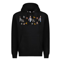 Black gothic girl and colorful girl Premium Hoodie - TumblerDesignByShophia