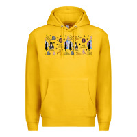 Gothic Girl And Colorful Girl Premium Hoodie | Teevron