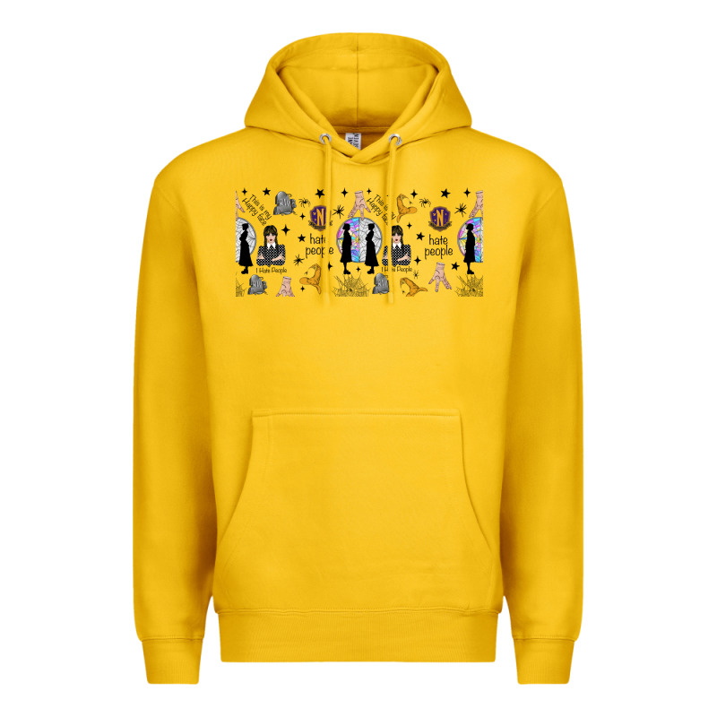 Gothic Girl And Colorful Girl Premium Hoodie by TumblerDesignByShophia | Teevron